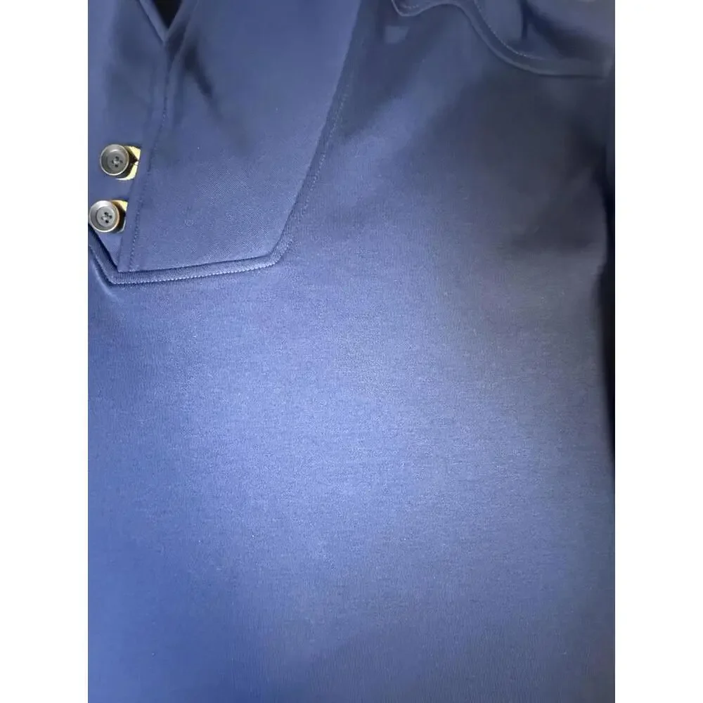 Tommy Bahama Men’s Pullover Navy Blue Shawl Button Neck XL - Picture 3 of 7